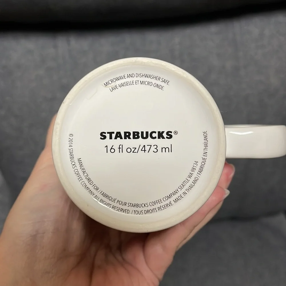 Starbucks Sentiment Happy Here Now 2014 Mug